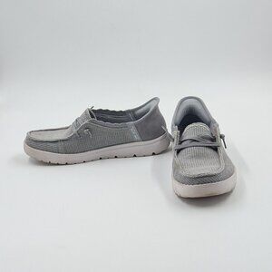 SKECHERS Venice - Coastal Groove Hands Free Slip-Ins | Gray | Size 8